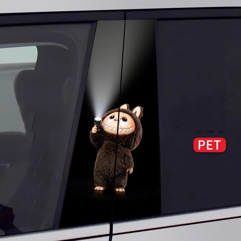 🔥Gorąca wyprzedaż🔥Labubu Car BC Column Modified HD Protective Film (2 sztuki)