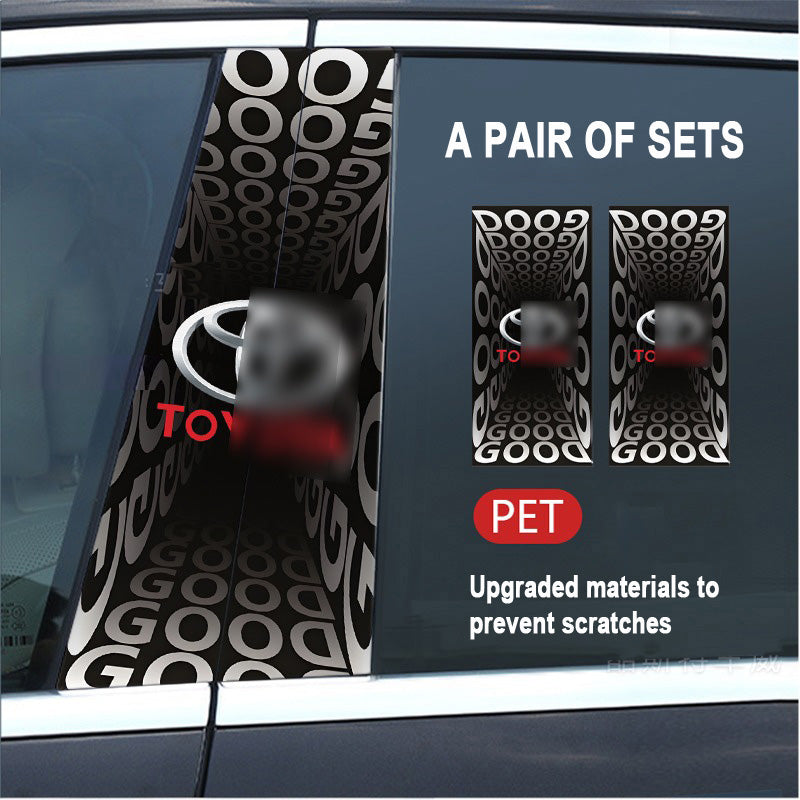 🔥Gorąca wyprzedaż🔥2025 Kreatywna folia ochronna na słupek B do samochodu HD (2 szt.)