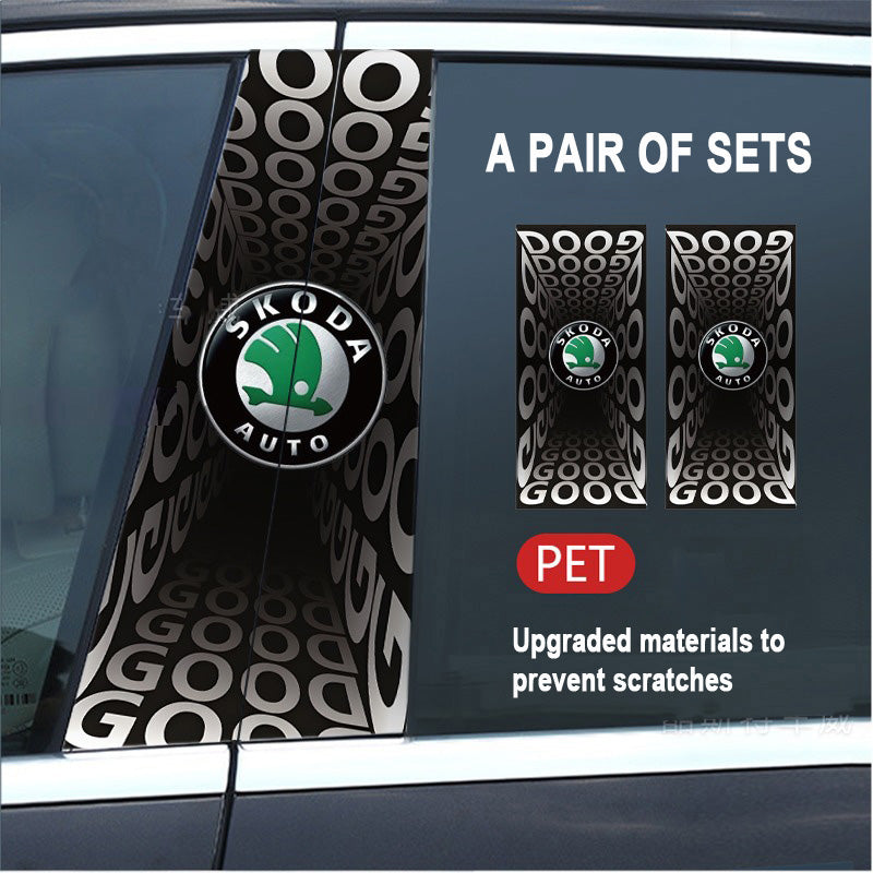 🔥Gorąca wyprzedaż🔥2025 Kreatywna folia ochronna na słupek B do samochodu HD (2 szt.)