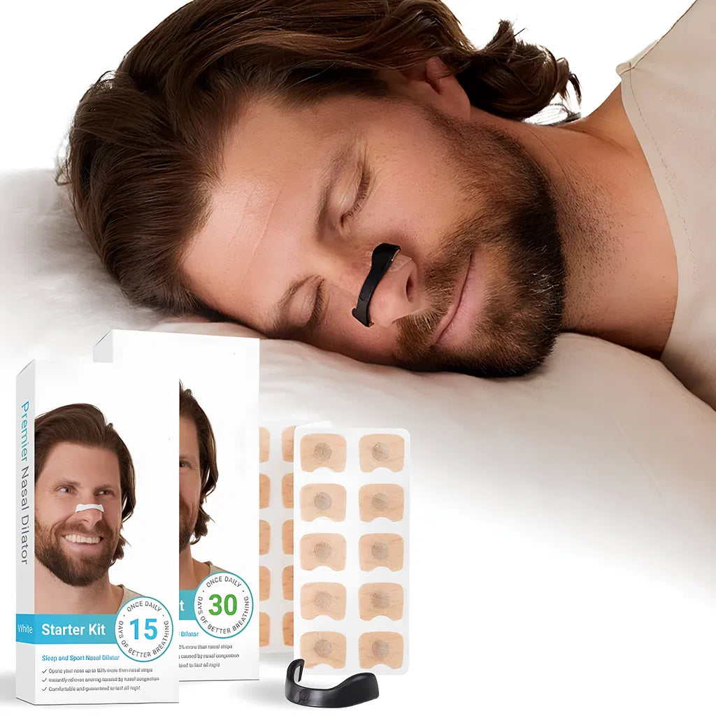 Breezy – Magnetyczny pasek nosowy rozszerzacz do oddychania przez nos