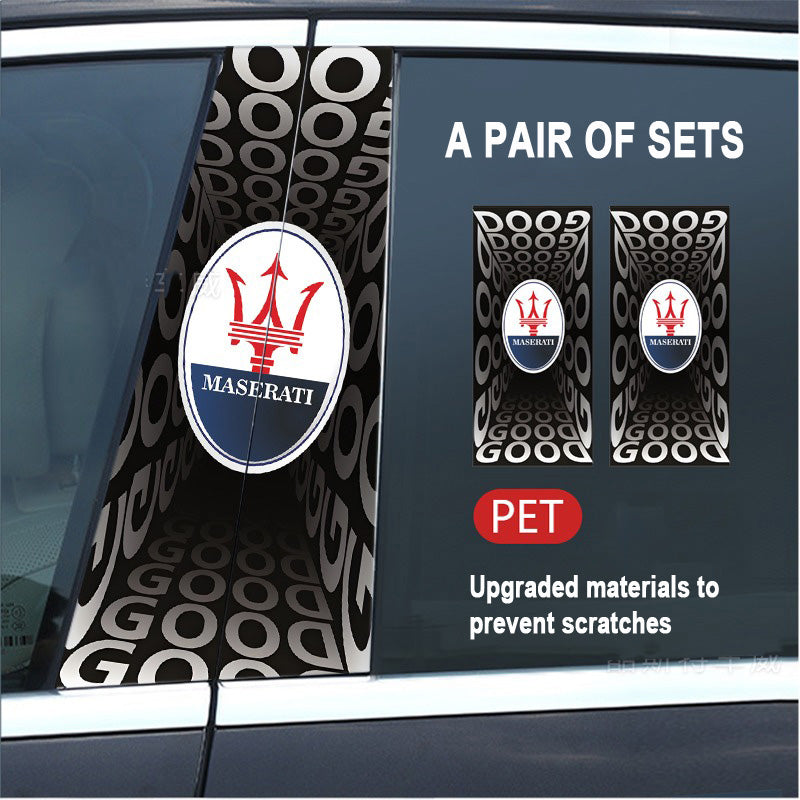 🔥Gorąca wyprzedaż🔥2025 Kreatywna folia ochronna na słupek B do samochodu HD (2 szt.)