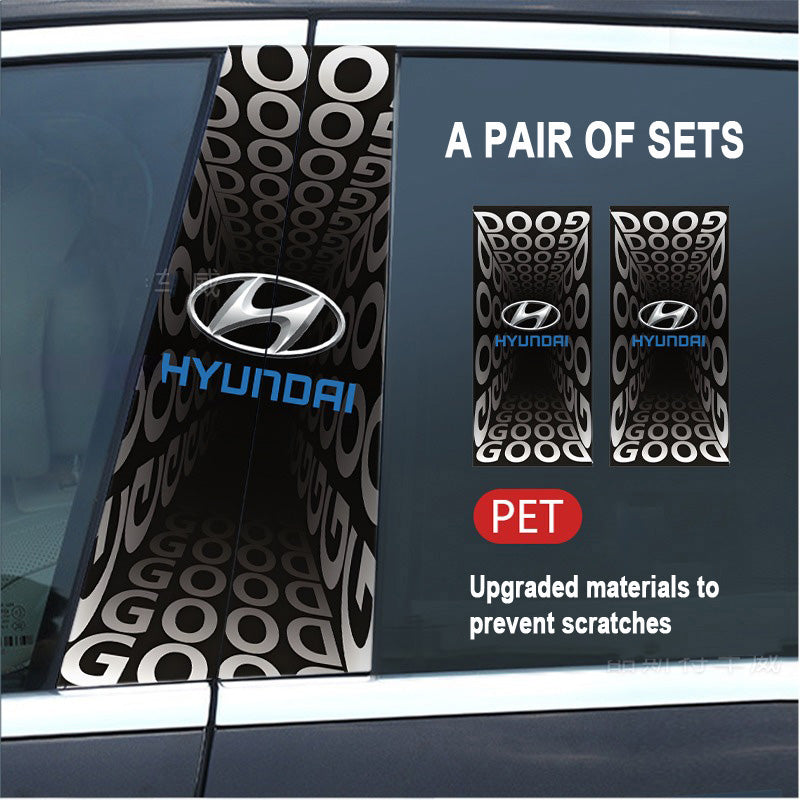 🔥Gorąca wyprzedaż🔥2025 Kreatywna folia ochronna na słupek B do samochodu HD (2 szt.)