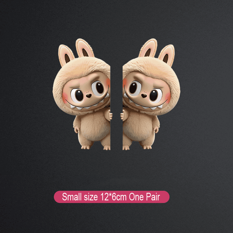 Kreatywna naklejka na samochód Labubu