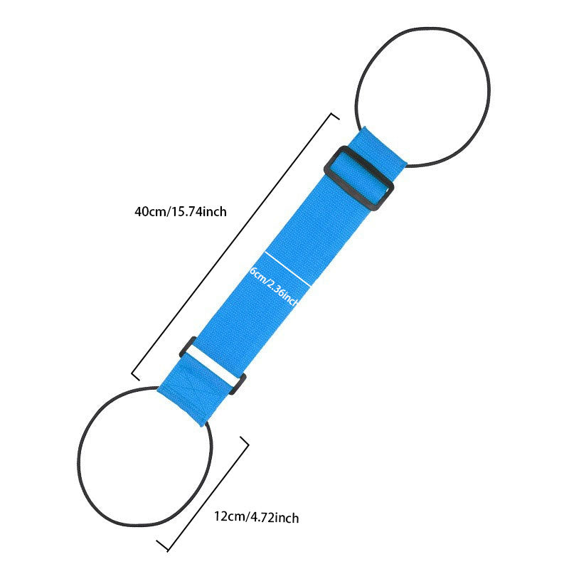 LockRide Pro: Regulowany pasek bagażowy do bezpiecznego układania bagażu w stosy i podróżowania bez użycia rąk