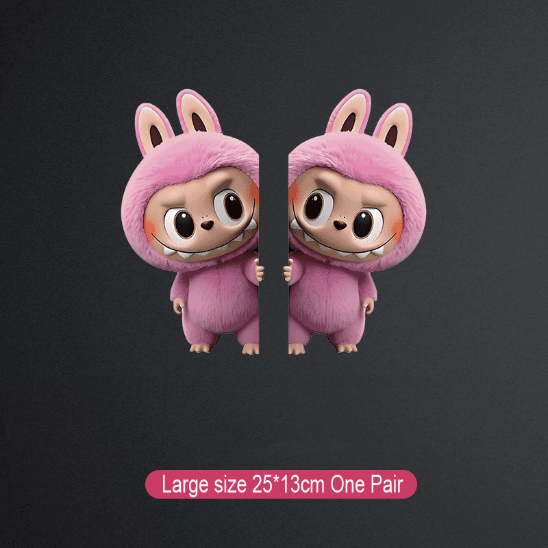 Kreatywna naklejka na samochód Labubu