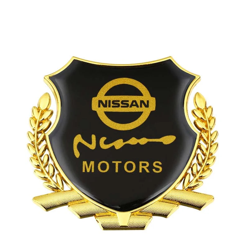 (2 sztuki) Naklejka samochodowa 3D metalowa