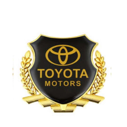 (2 sztuki) Naklejka samochodowa 3D metalowa