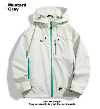 🔥Gorąca zniżka 49% 💦Unisexowa wodoodporna kurtka sportowa na świeżym powietrzu z kapturem