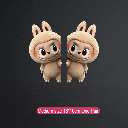 Kreatywna naklejka na samochód Labubu