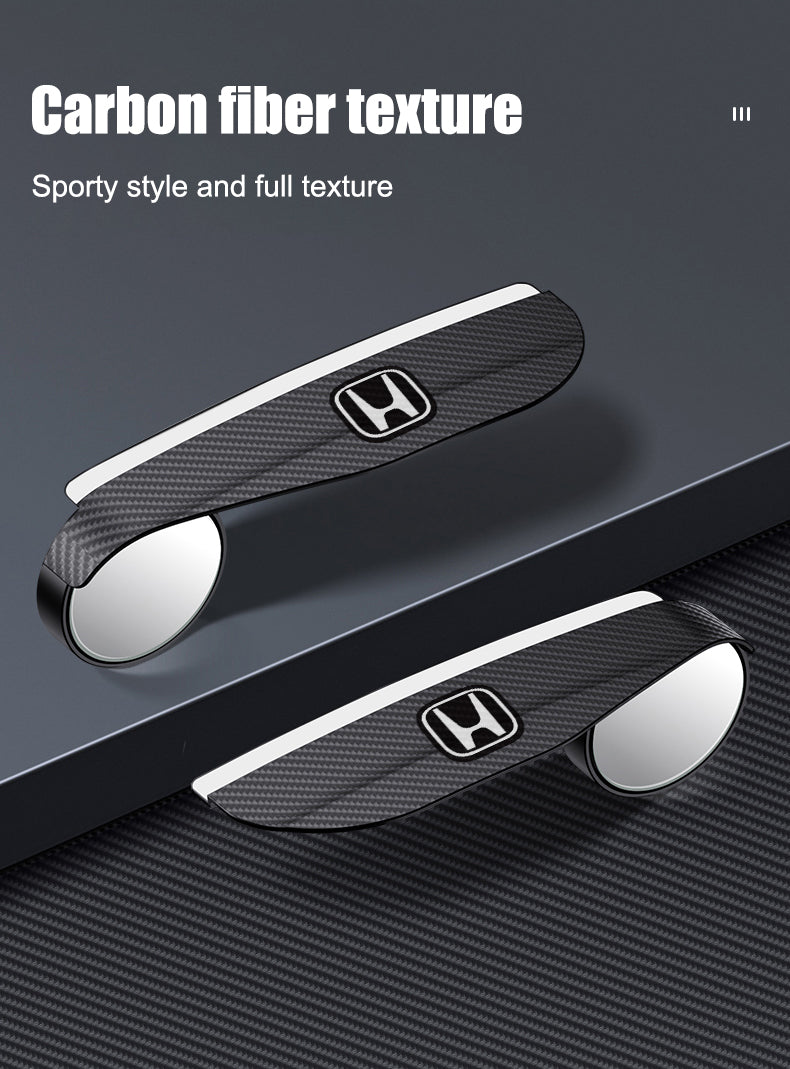 🔥Gorąca sprzedaż🔥 Lusterko wsteczne do samochodu, małe okrągłe, przeciwdeszczowe, brwi (2 szt.)