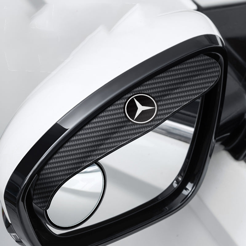 🔥Gorąca sprzedaż🔥 Lusterko wsteczne do samochodu, małe okrągłe, przeciwdeszczowe, brwi (2 szt.)