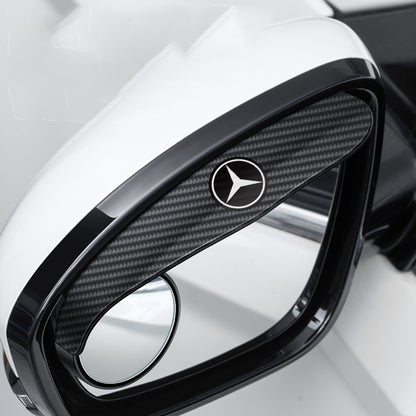 🔥Gorąca sprzedaż🔥 Lusterko wsteczne do samochodu, małe okrągłe, przeciwdeszczowe, brwi (2 szt.)