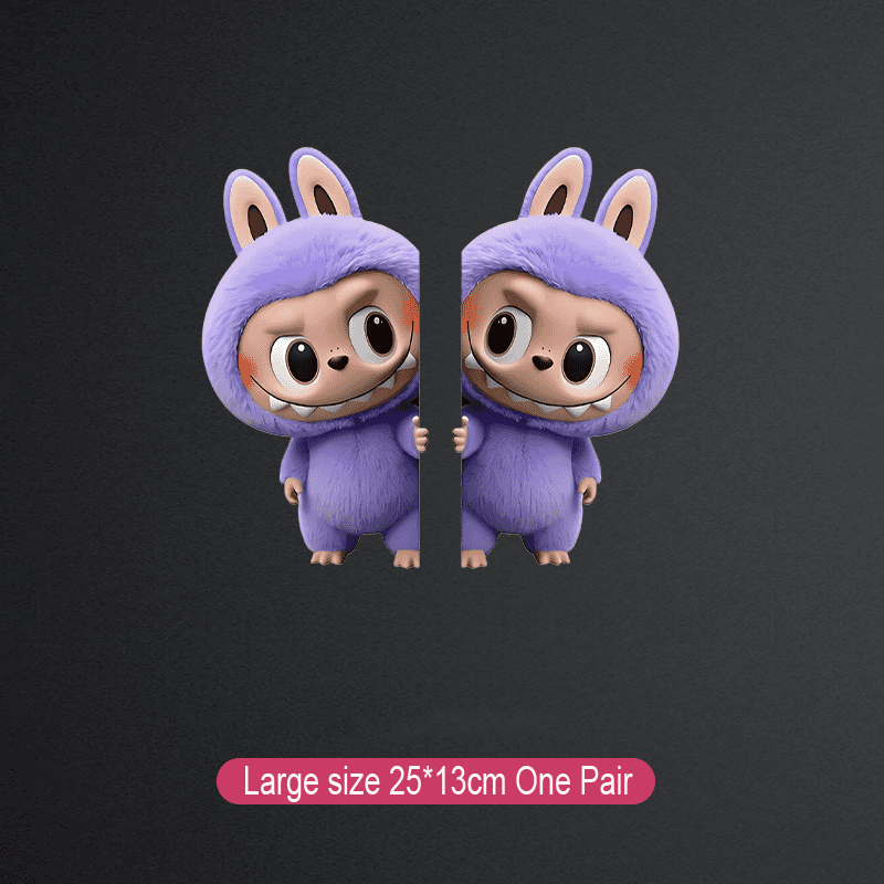 Kreatywna naklejka na samochód Labubu