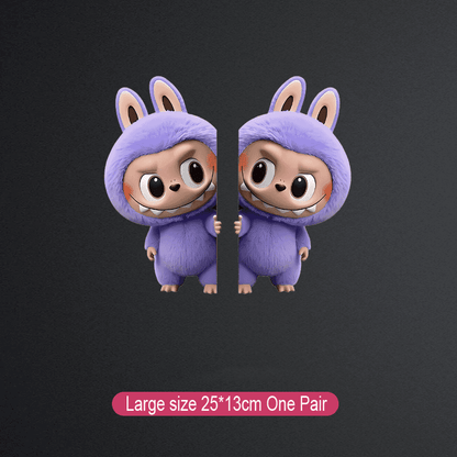 Kreatywna naklejka na samochód Labubu