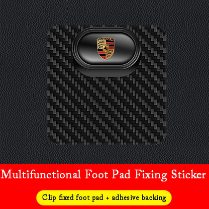 🎉GORĄCA WYPRZEDAŻ 🎉Wielofunkcyjna klamra mocująca dywanik samochodowy z włókna węglowego✨8 szt.✨