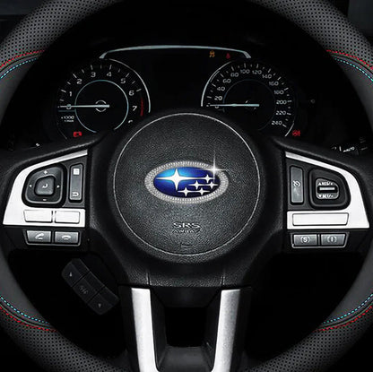 Kreatywne naklejki na kierownicę z diamentami