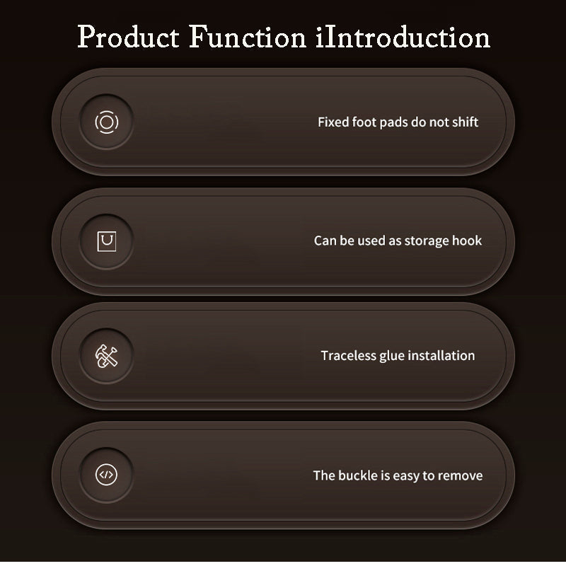 🎉GORĄCA WYPRZEDAŻ 🎉Wielofunkcyjna klamra mocująca dywanik samochodowy z włókna węglowego✨8 szt.✨