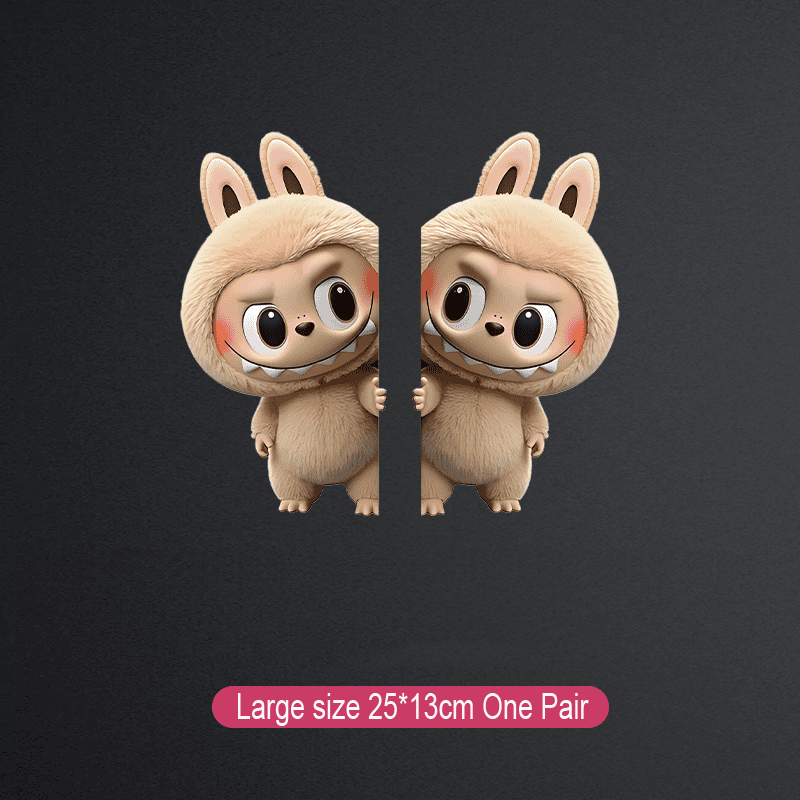 Kreatywna naklejka na samochód Labubu