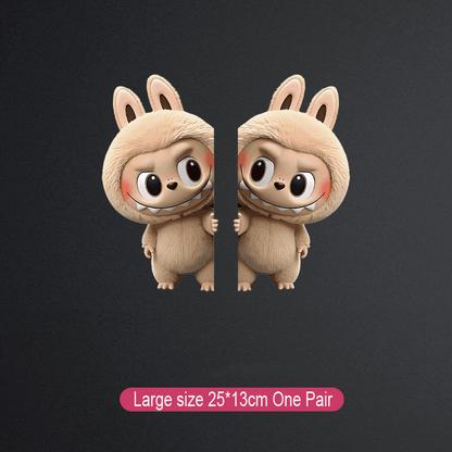 Kreatywna naklejka na samochód Labubu