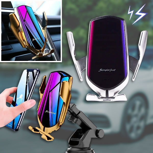 Bezprzewodowa ładowarka do smartfona i uchwyt samochodowy