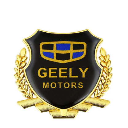 (2 sztuki) Naklejka samochodowa 3D metalowa