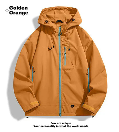 🔥Gorąca zniżka 49% 💦Unisexowa wodoodporna kurtka sportowa na świeżym powietrzu z kapturem