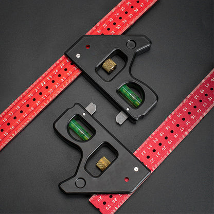 🔥Linijka kwadratowa kombinowana 45-90 stopni📏