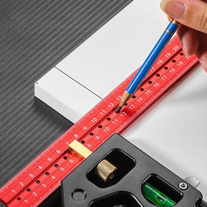 🔥Linijka kwadratowa kombinowana 45-90 stopni📏