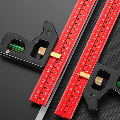 🔥Linijka kwadratowa kombinowana 45-90 stopni📏