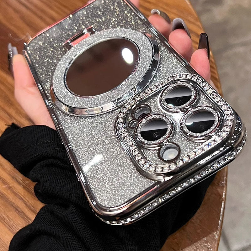 2025 Nowe etui na iPhone'a inkrustowane diamentami