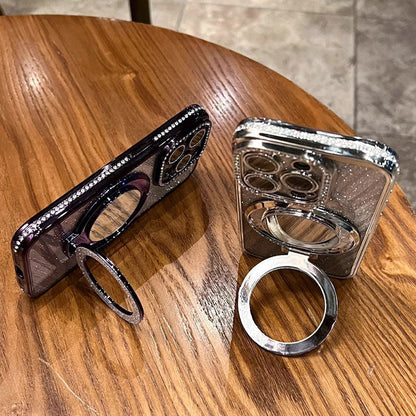 2025 Nowe etui na iPhone'a inkrustowane diamentami