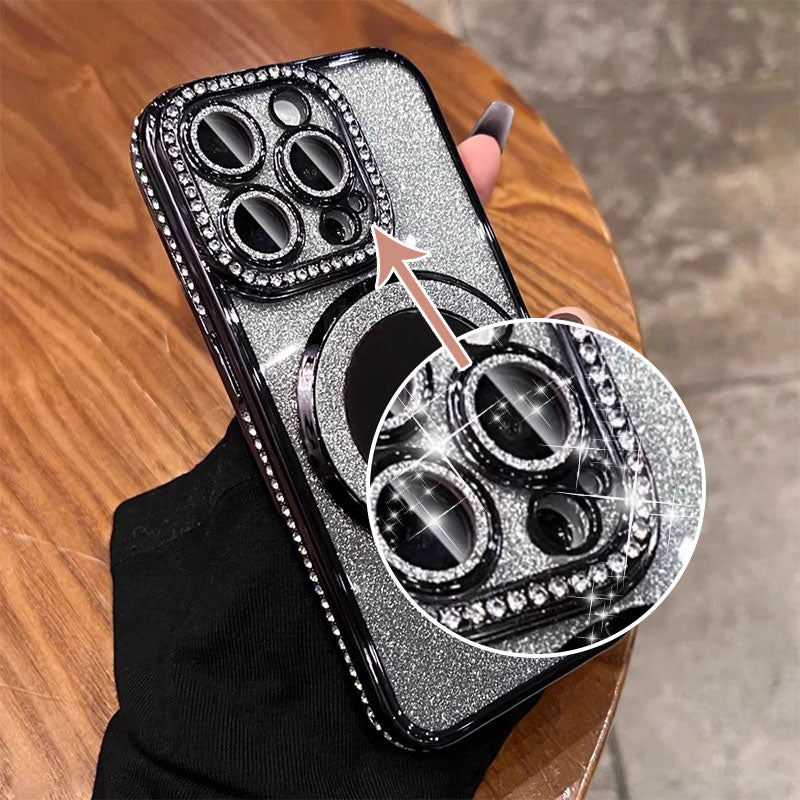 2025 Nowe etui na iPhone'a inkrustowane diamentami