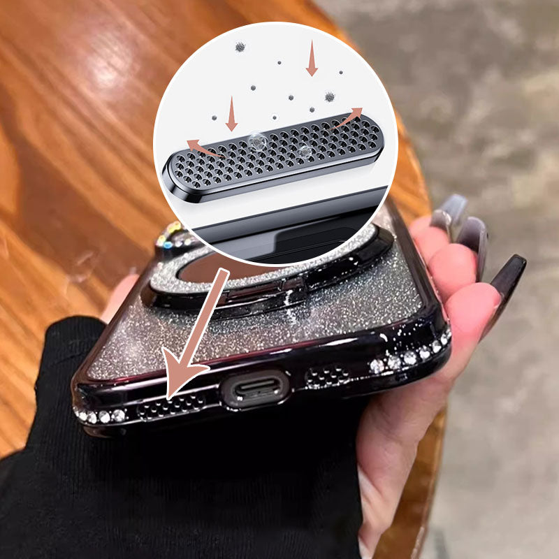 2025 Nowe etui na iPhone'a inkrustowane diamentami