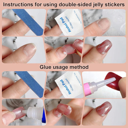 Kup 1 i otrzymaj 1 gratis [pakiet 14 sztuk] Nail Art 🌈