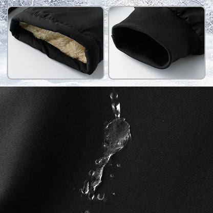 Męskie zimowe spodnie dresowe z ciepłym polarem!（M-4XL)