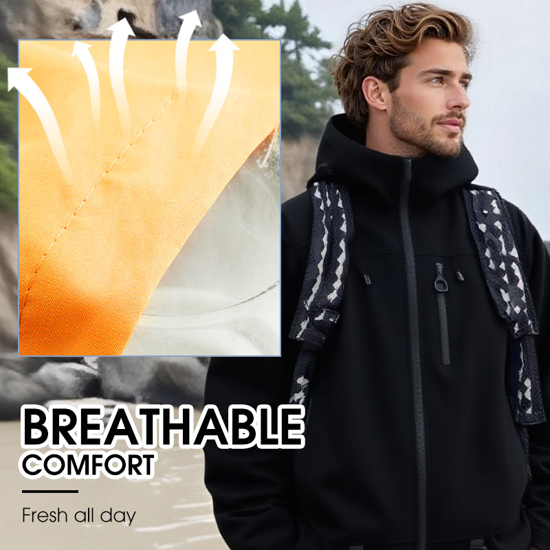 🔥Gorąca zniżka 49% 💦Unisexowa wodoodporna kurtka sportowa na świeżym powietrzu z kapturem