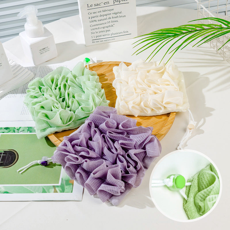 Miękka gąbka do kąpieli Loofah 2 w 1