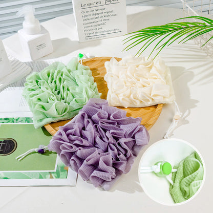 Miękka gąbka do kąpieli Loofah 2 w 1