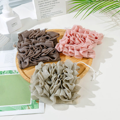 Miękka gąbka do kąpieli Loofah 2 w 1