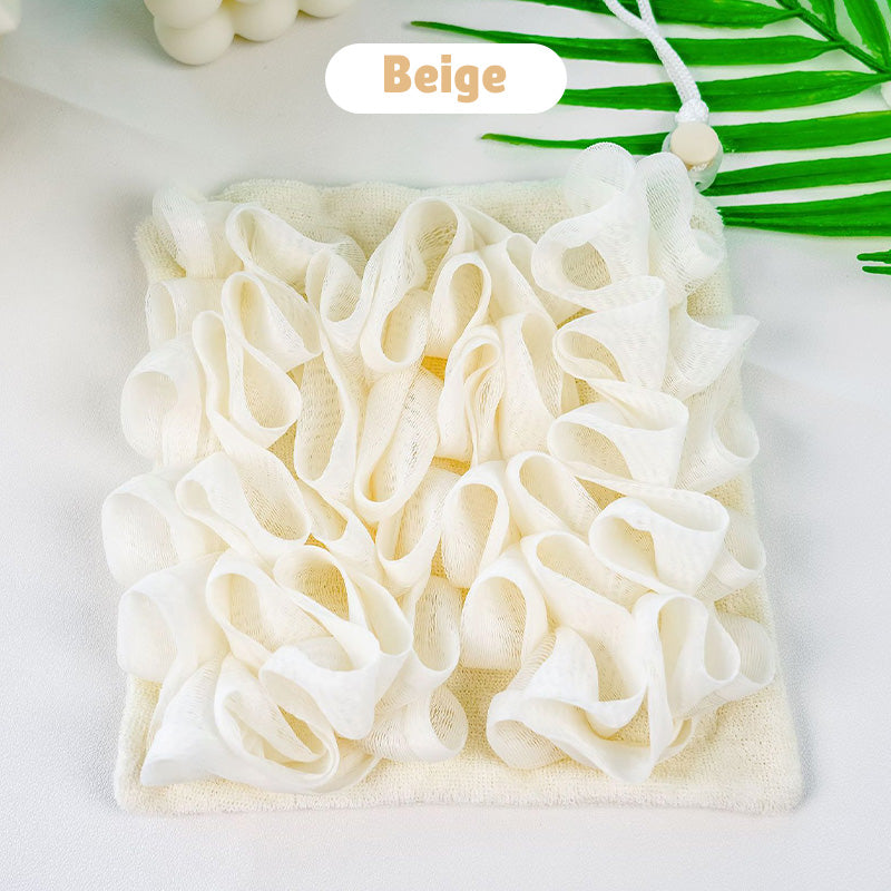 Miękka gąbka do kąpieli Loofah 2 w 1