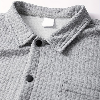 Męska kurtka bawełniana w jednolitym kolorze - Obowiązuje przez kolejne trzy sezony