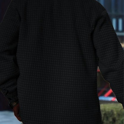 Męska kurtka bawełniana w jednolitym kolorze - Obowiązuje przez kolejne trzy sezony